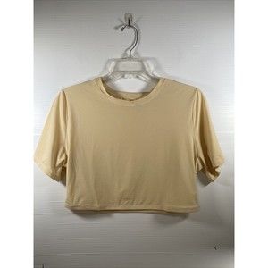 SKIMS Fits Everybody Super Cropped T-Shirt AP-TSH-0656 Sand Size 3X NWT